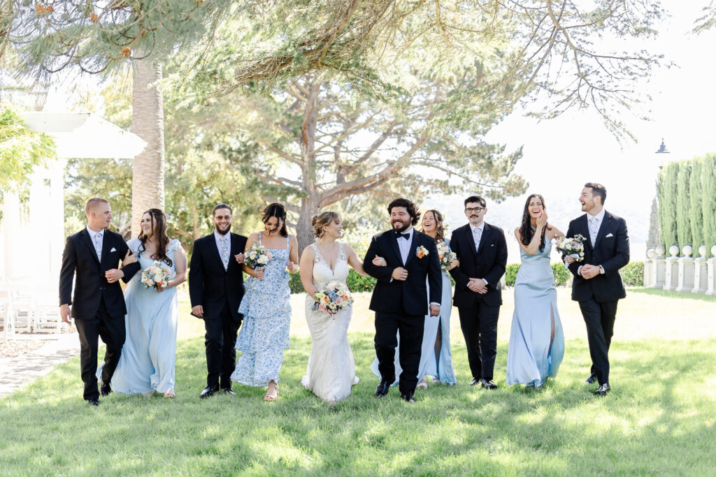 editorial wedding party photos candid at jefferson street mansion captured by sacramento wedding photographer